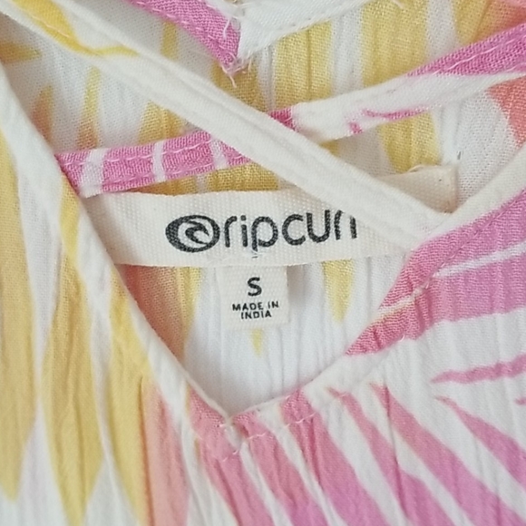 Ripcurl sun dress leaf print size small - Picture 9 of 10
